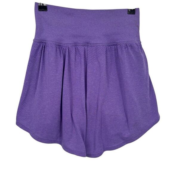 Gymshark Viatal‎ Seamless 2-in-1 Shorts Regular Fit Bright Purple Marl - Picture 2 of 5